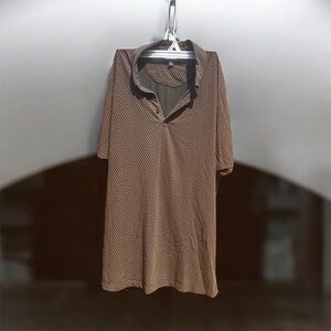 Express Brown Polo Shirt men’s casual sudtainable top